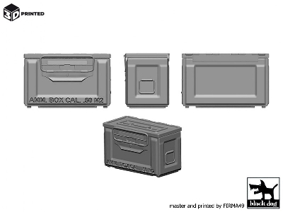 Ammo Box Cal.50 M2 (3 Pcs) - zdjęcie 1