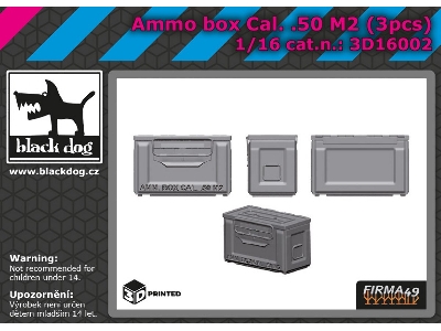 Ammo Box Cal.50 M2 (3 Pcs) - zdjęcie 2