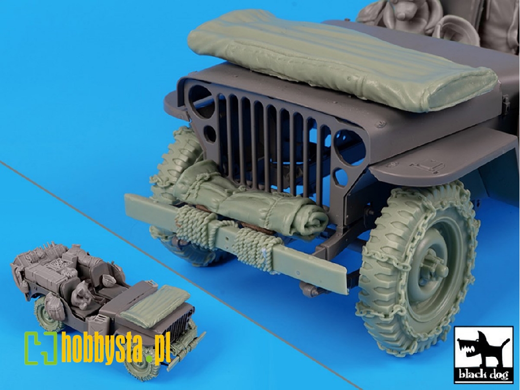 Us Jeep - Front Accessories Set & Chain Wheels - zdjęcie 1 Us Jeep - Front Accessories Set & Chain Wheels - zdjęcie 1
