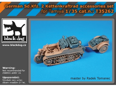 German Sd.Kfz 2 Kettenkrattrad - Accessories Set (For Tamiya Kits) - zdjęcie 5