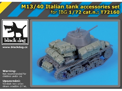 M13/40 Italian Tank - Accessories Set (For Ibg Models Kits) - zdjęcie 6