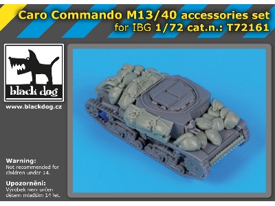 Caro Comando M13/40 - Accessories Set (For Ibg Models Kits) - zdjęcie 6