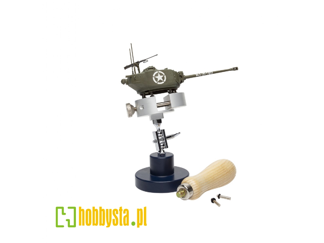 2-in-1 Work Holder With Non-slip Base & Wooden Handle - zdjęcie 1 2-in-1 Work Holder With Non-slip Base & Wooden Handle - zdjęcie 1