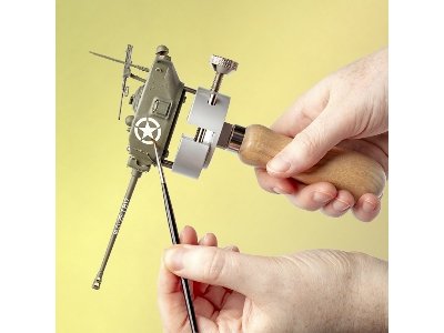 2-in-1 Work Holder With Non-slip Base & Wooden Handle - zdjęcie 4