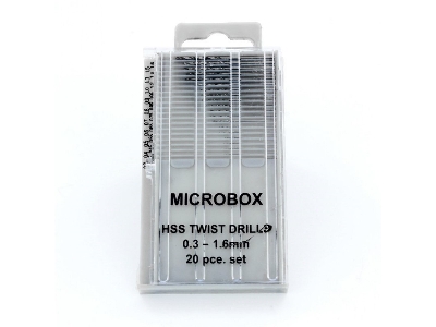 Microbox Hss Drill Set 0.3 - 1.6mm (20 Pcs) - zdjęcie 1