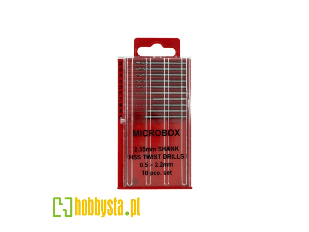Microbox Hss Drill Set 0.5 - 2.2mm (10 Pcs) - zdjęcie 1