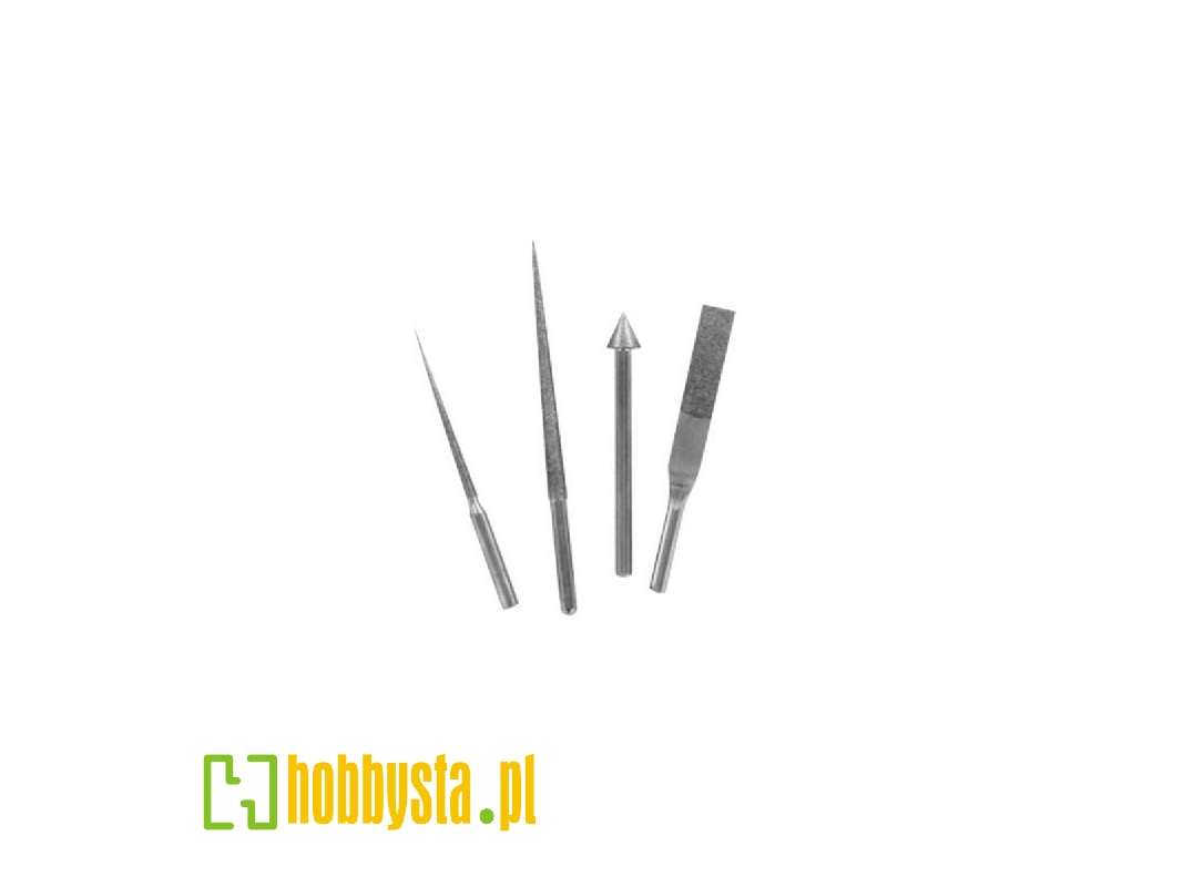 Diamond Reamer & File Accessory Set (4 Pcs) - zdjęcie 1 Diamond Reamer & File Accessory Set (4 Pcs) - zdjęcie 1