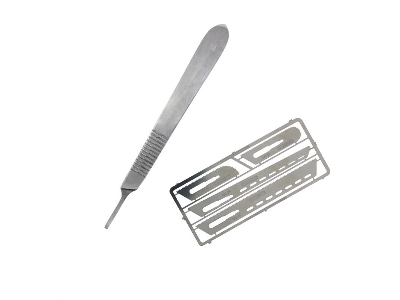 Precision Saw Set (0,12mm) With Scalpel Handle - zdjęcie 1