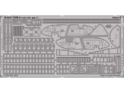  TBM-3 exterior 1/48 - Hobby Boss - blaszki - zdjęcie 1