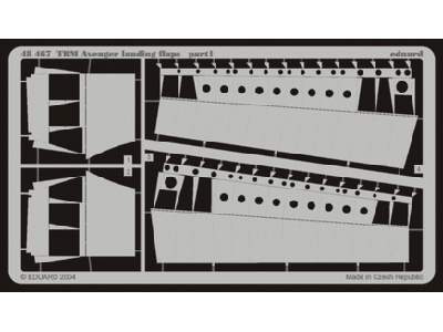  TBM landing flaps 1/48 - Accurate Miniatures - blaszki - zdjęcie 1