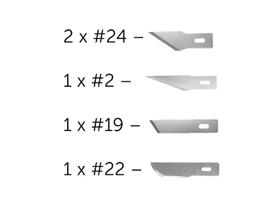 5 Assorted Blades For #2 & #5 Knife - zdjęcie 1