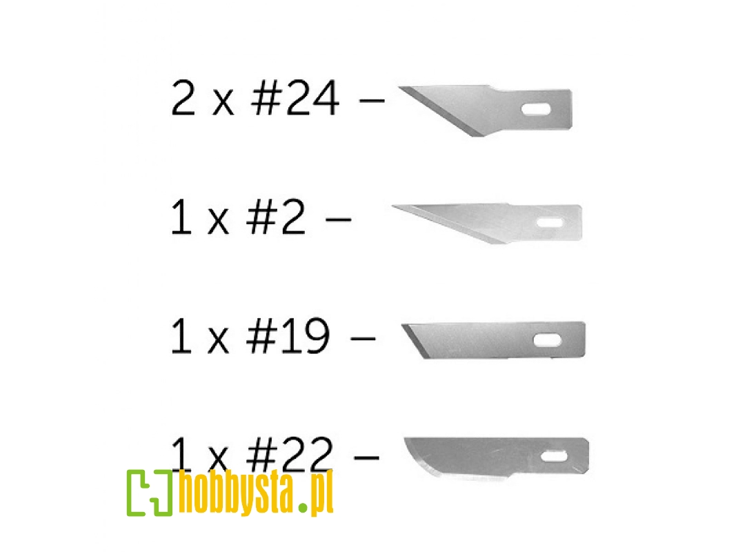 5 Assorted Blades For #2 & #5 Knife - zdjęcie 1