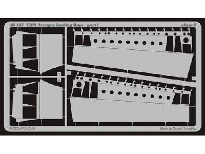  TBM landing flaps 1/48 - Accurate Miniatures - blaszki - zdjęcie 2