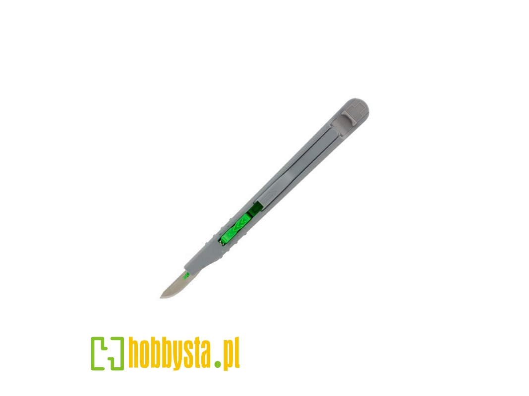 Retractable Safety Knife (Green) - zdjęcie 1