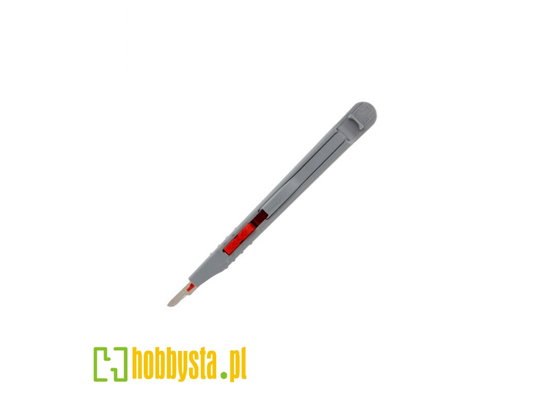 Retractable Safety Knife (Red) - zdjęcie 1