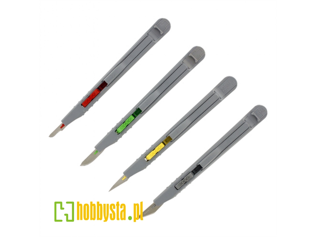 Retractable Safety Knives Set (4 Pcs) - zdjęcie 1