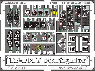  TF-104G 1/48 - Hasegawa - blaszki - zdjęcie 2