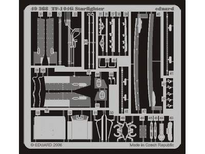  TF-104G 1/48 - Hasegawa - blaszki - zdjęcie 3