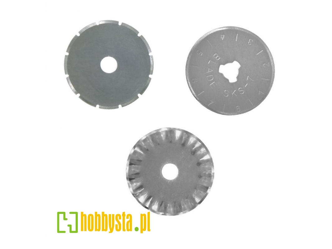 3 Pce Spare Blades For Rotary Cutter (28 Mm) - zdjęcie 1 3 Pce Spare Blades For Rotary Cutter (28 Mm) - zdjęcie 1
