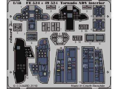  Tornado ADV interi?r S. A. 1/48 - Hobby Boss - blaszki - zdjęcie 1