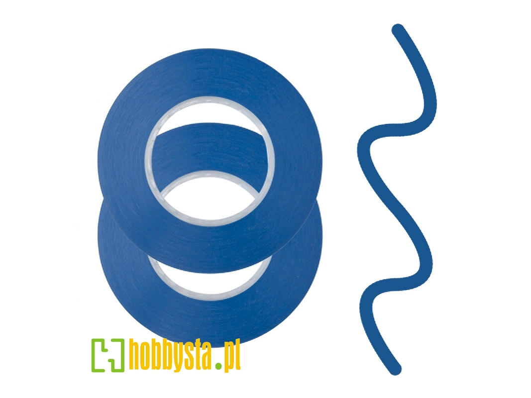Flexible Masking Tape 3 Mm X 18 M (2 Pcs) - zdjęcie 1 Flexible Masking Tape 3 Mm X 18 M (2 Pcs) - zdjęcie 1
