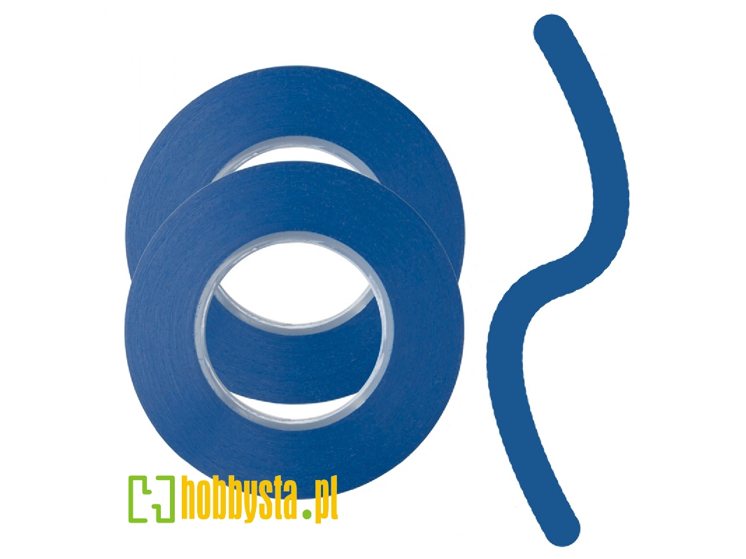 Flexible Masking Tape 6 Mm X 18 M (2 Pcs) - zdjęcie 1 Flexible Masking Tape 6 Mm X 18 M (2 Pcs) - zdjęcie 1