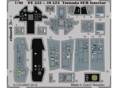  Tornado ECR interior S. A. 1/48 - Hobby Boss - blaszki - zdjęcie 1