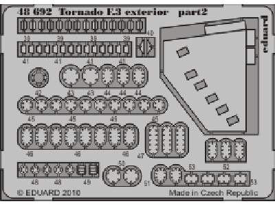  Tornado F.3 exterior 1/48 - Hobby Boss - blaszki - zdjęcie 3