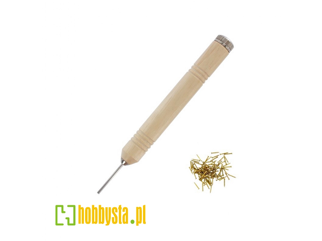 Pen Grip Pin Pusher With 100 Brass Pins - zdjęcie 1