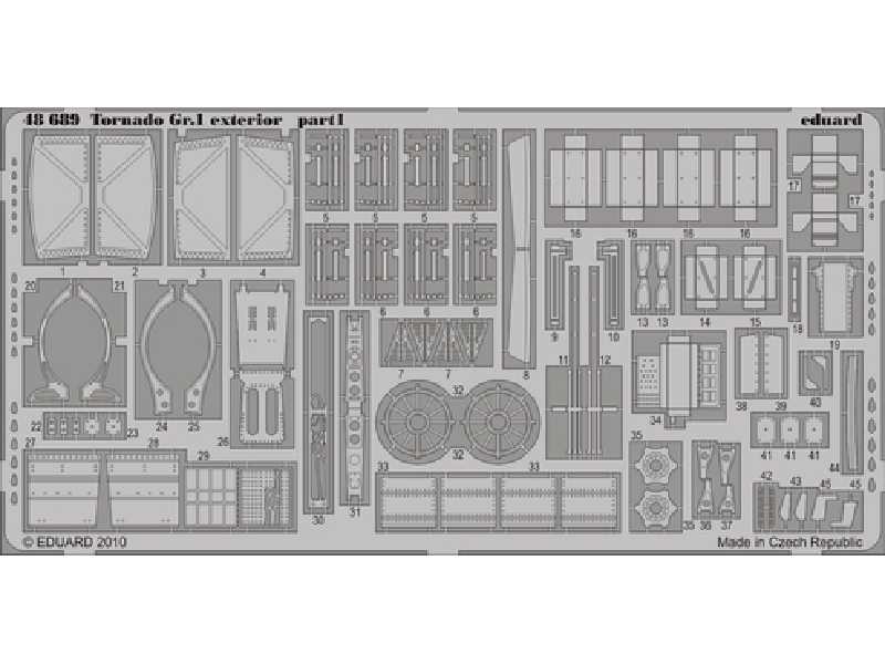  Tornado Gr.1 exterior 1/48 - Hobby Boss - blaszki - zdjęcie 1