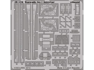  Tornado Gr.1 interior S. A. 1/48 - Hobby Boss - blaszki - zdjęcie 1