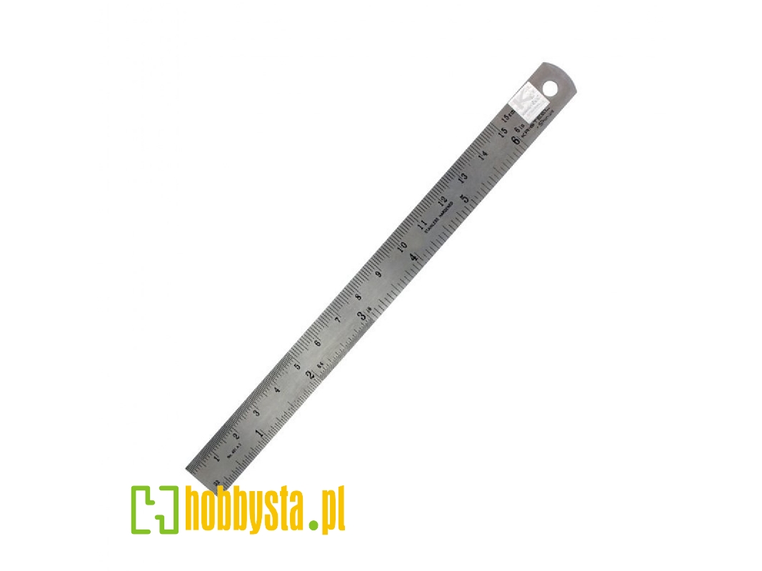 Steel Ruler - 6 Inch. (Flexible) - zdjęcie 1 Steel Ruler - 6 Inch. (Flexible) - zdjęcie 1