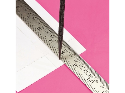 Scale Steel Ruler 12" - 1/12th And 1/24th Scale - zdjęcie 4