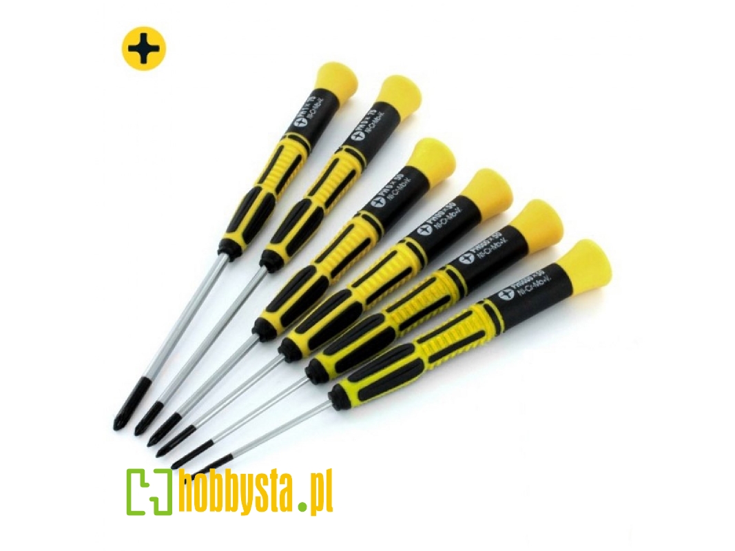 Phillips Screwdrivers Set (6 Pcs) - zdjęcie 1 Phillips Screwdrivers Set (6 Pcs) - zdjęcie 1