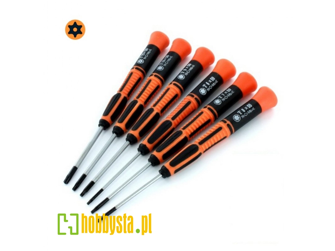 Torx Screwdrivers Set (6 Pcs) - zdjęcie 1 Torx Screwdrivers Set (6 Pcs) - zdjęcie 1