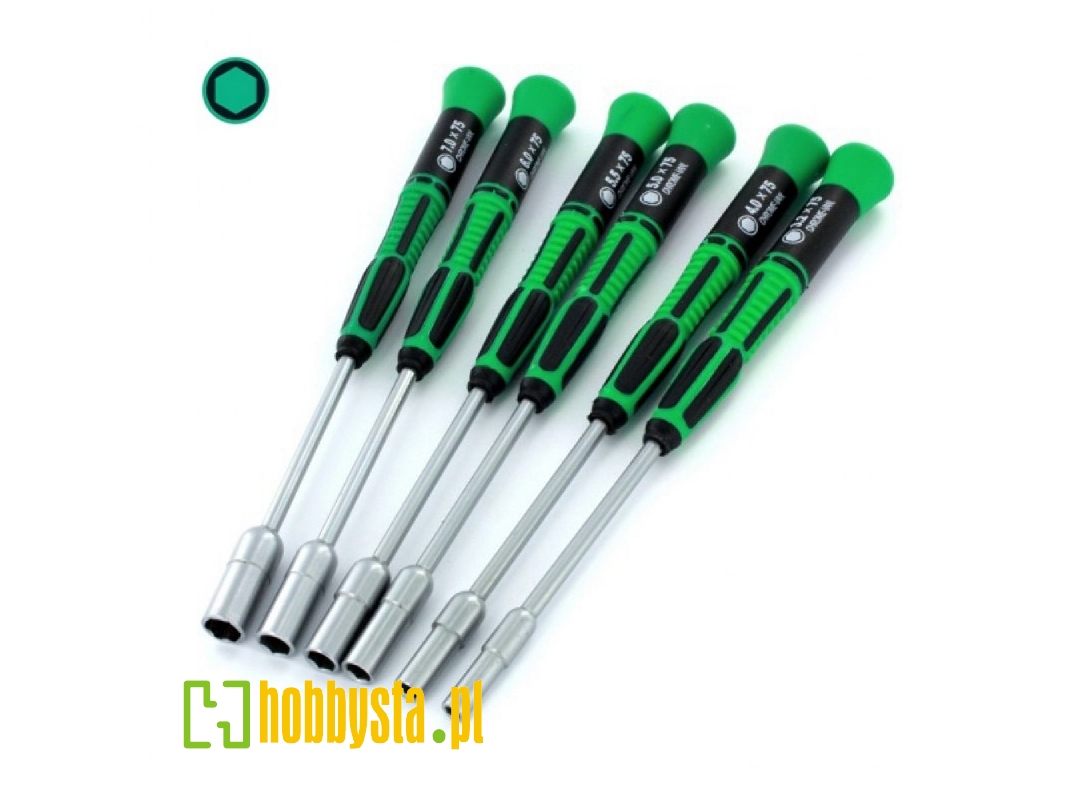 Nut Drivers Set (6 Pcs) - zdjęcie 1 Nut Drivers Set (6 Pcs) - zdjęcie 1