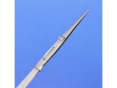 Fine Serrated Locking Tweezers - zdjęcie 3