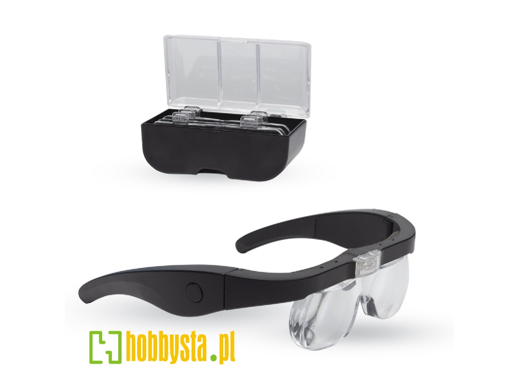 Pro Led Magnifier Glasses With 4 Lenses - zdjęcie 1 Pro Led Magnifier Glasses With 4 Lenses - zdjęcie 1