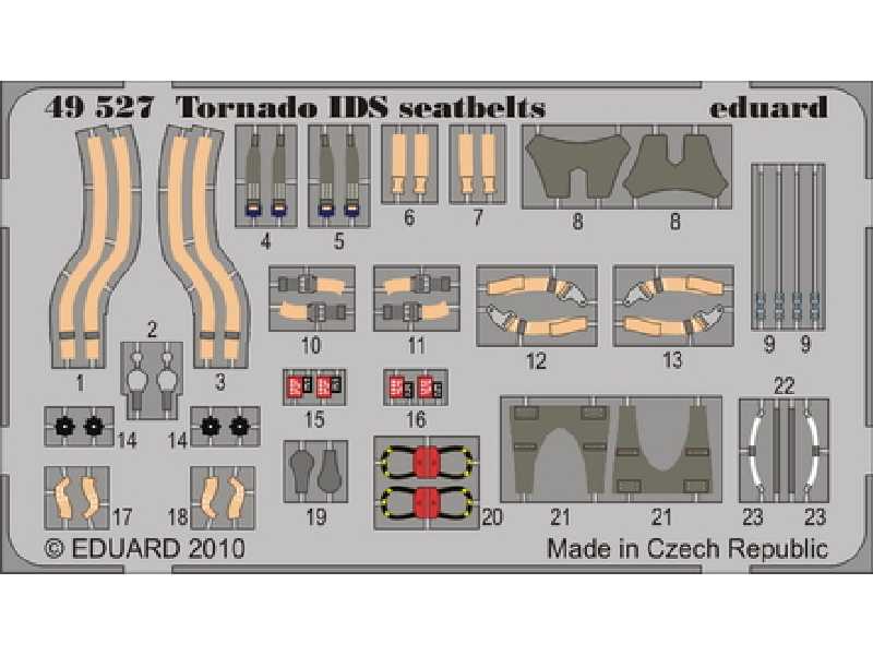  Tornado IDS seatbelts 1/48 - Hobby Boss - blaszki - zdjęcie 1
