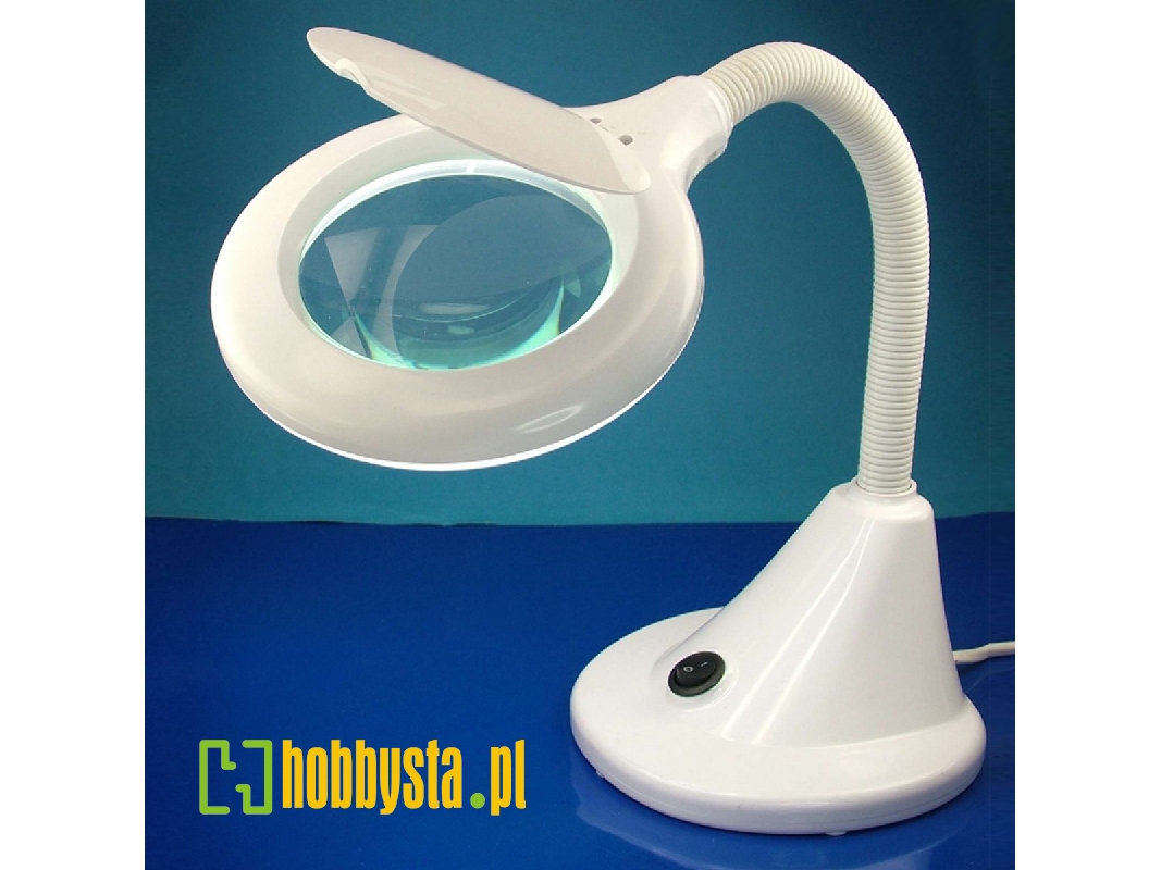 Led Compact Flexi Magnifier Lamp (Eu Plug) - zdjęcie 1 Led Compact Flexi Magnifier Lamp (Eu Plug) - zdjęcie 1
