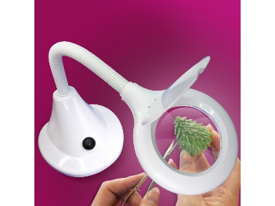 Led Compact Flexi Magnifier Lamp (Eu Plug) - zdjęcie 4