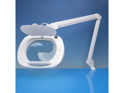 Wide Lens Led Magnifier Lamp With Dual Dimmer - zdjęcie 1
