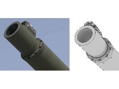 K2 Black Panther - Lufa Działa Hyundai Wia Cn08 120mm 55cal (Do Modelu Academy) - zdjęcie 21