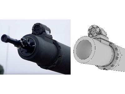 K2 Black Panther - Lufa Działa Hyundai Wia Cn08 120mm 55cal (Do Modelu Academy) - zdjęcie 23