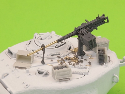 Browning M2hb .50 Cal (12,7mm) - Karabin Maszynowy Z Mocowaniem Czołgowym - Okres Ii Wś (Wczesna Kołyska M23 Z Wczesnym Zasob