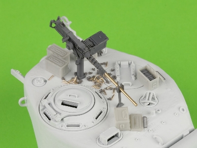 Browning M2hb .50 Cal (12,7mm) - Karabin Maszynowy Z Mocowaniem Czołgowym - Okres Ii Wś (Wczesna Kołyska M23 Z Wczesnym Zasob