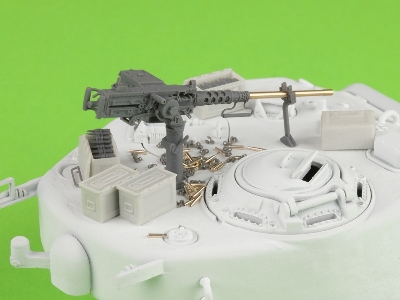 Browning M2hb .50 Cal (12,7mm) - Karabin Maszynowy Z Mocowaniem Czołgowym - Okres Ii Wś (Wczesna Kołyska M23 Z Wczesnym Zasob