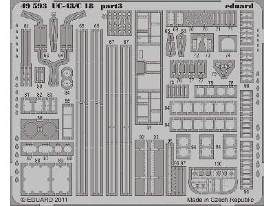  UC-43/ C-18 S. A. 1/48 - Roden - blaszki - zdjęcie 5