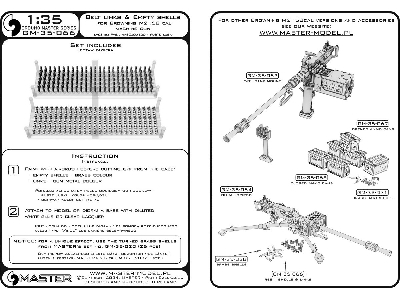 Ĺ‚Ä…czniki Pasa Nabojowego I Puste Ĺ‚uski Do Karabinu Browning M2 .50 Cal (150szt. + 150szt.) - zdjÄ™cie 9