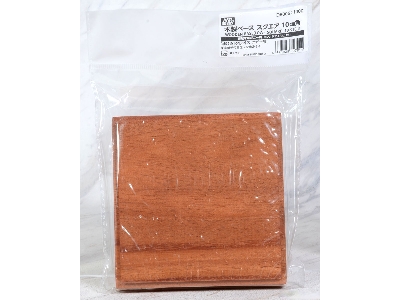 Wooden Base Square 10cm - zdjęcie 2